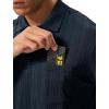 image:imageTBMPOY Mens Casual Knit Polo with Pocket Textured Shirts Short Sleeve Classic Summer VacationNavy Blue