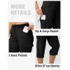 image:imageTBMPOY Womens Cargo Hiking Capris PantsStyle 2black