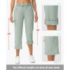 image:imageTBMPOY Womens Cargo Hiking Capris PantsStyle 2blue
