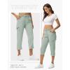 image:imageTBMPOY Womens Cargo Hiking Capris PantsStyle 2blue