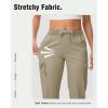 image:imageTBMPOY Womens Cargo Hiking Capris PantsStyle 2grey Khaki