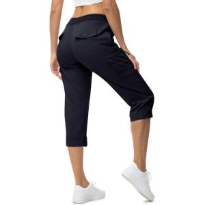 image:imageTBMPOY Womens Cargo Hiking Capris PantsStyle 2navy