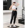 image:imageTBMPOY Womens Cargo Work Joggers Hiking Lightweight Pant Casual Travel Sweatpant Quick Dry Outdoor Trip Travel 6 PocketsBlack