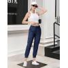 image:imageTBMPOY Womens Cargo Work Joggers Hiking Lightweight Pant Casual Travel Sweatpant Quick Dry Outdoor Trip Travel 6 PocketsNavy