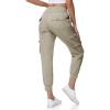 image:imageTBMPOY Womens Cargo Work Joggers Hiking Lightweight Pant Casual Travel Sweatpant Quick Dry Outdoor Trip Travel 6 PocketsGrey Khaki