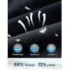 image:imageTBMPOY Mens Linen Casual Shorts Zipper Pocket Elastic Waist Drawstring Summer Beach Vacation ShortNavy