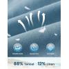 image:imageTBMPOY Mens Linen Casual Shorts Zipper Pocket Elastic Waist Drawstring Summer Beach Vacation ShortSky Blue
