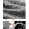 image:imageTBMPOY Mens Casual Knit Polo Shirt Short Sleeve V Neck Textured Stretchy Knitted ShirtsGray