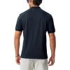 image:imageTBMPOY Mens Casual Knit Polo Shirt Short Sleeve V Neck Textured Stretchy Knitted ShirtsNavy