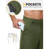 image:imageTBMPOY Mens Linen Pants Casual 5 Pockets Lightweight Breathable Dress Pants Summer Beach Work TrousersArmy Green