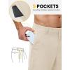 image:imageTBMPOY Mens Linen Pants Casual 5 Pockets Lightweight Breathable Dress Pants Summer Beach Work TrousersOffwhite