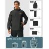 image:imageTBMPOY Mens Rain Jacket Waterproof Lightweight Packable Outdoor Hiking Raincoat Windbreaker with Hood Running GolfBlack
