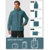 image:imageTBMPOY Mens Rain Jacket Waterproof Lightweight Packable Outdoor Hiking Raincoat Windbreaker with Hood Running GolfLake Blue