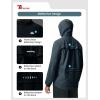 image:imageTBMPOY Mens Rain Jacket Waterproof Lightweight Packable Outdoor Hiking Raincoat Windbreaker with Hood Running GolfNavy