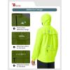 image:imageTBMPOY Mens Rain Jacket Waterproof Lightweight Packable Outdoor Hiking Raincoat Windbreaker with Hood Running GolfYellow
