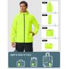 image:imageTBMPOY Mens Rain Jacket Waterproof Lightweight Packable Outdoor Hiking Raincoat Windbreaker with Hood Running GolfYellow