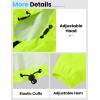 image:imageTBMPOY Mens Rain Jacket Waterproof Lightweight Packable Outdoor Hiking Raincoat Windbreaker with Hood Running GolfYellow
