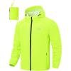 image:imageTBMPOY Mens Rain Jacket Waterproof Lightweight Packable Outdoor Hiking Raincoat Windbreaker with Hood Running GolfYellow