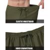 image:imageTBMPOY Mens Cargo Shorts Casual Work Cotton Drawstring Elastic Waist Stretch Summer Short for Men with 5 PocketsArmy Green