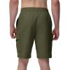 image:imageTBMPOY Mens Cargo Shorts Casual Work Cotton Drawstring Elastic Waist Stretch Summer Short for Men with 5 PocketsArmy Green