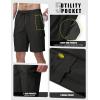 image:imageTBMPOY Mens Cargo Shorts Casual Work Cotton Drawstring Elastic Waist Stretch Summer Short for Men with 5 PocketsDeep Gray