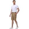 image:imageTBMPOY Mens Cargo Shorts Casual Work Cotton Drawstring Elastic Waist Stretch Summer Short for Men with 5 PocketsKhaki
