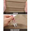 image:imageTBMPOY Mens Cargo Shorts Casual Work Cotton Drawstring Elastic Waist Stretch Summer Short for Men with 5 PocketsKhaki