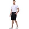 image:imageTBMPOY Mens Cargo Shorts Casual Work Cotton Drawstring Elastic Waist Stretch Summer Short for Men with 5 PocketsNavy Blue