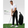 image:imageTBMPOY Mens Golf Pants Stretch Work Dress Pant 303234 Quick Dry Lightweight Casual Travel Trousers with 4 PocketsBlack