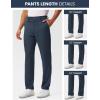 image:imageTBMPOY Mens Golf Pants Stretch Work Dress Pant 303234 Quick Dry Lightweight Casual Travel Trousers with 4 PocketsDark Blue