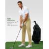 image:imageTBMPOY Mens Golf Pants Stretch Work Dress Pant 303234 Quick Dry Lightweight Casual Travel Trousers with 4 PocketsKhaki