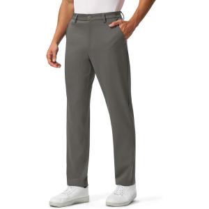 image:imageTBMPOY Mens Golf Pants Stretch Work Dress Pant 303234 Quick Dry Lightweight Casual Travel Trousers with 4 PocketsGrey