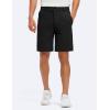image:imageTBMPOY Mens 9 Stretch Golf Shorts Lightweight Quick Dry Dress Casual Flat Front Shorts 5 Pockets for Work BusinessBlack