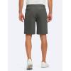 image:imageTBMPOY Mens 9 Stretch Golf Shorts Lightweight Quick Dry Dress Casual Flat Front Shorts 5 Pockets for Work BusinessDark Grey