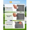 image:imageTBMPOY Mens 9 Stretch Golf Shorts Lightweight Quick Dry Dress Casual Flat Front Shorts 5 Pockets for Work BusinessGrey