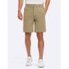 image:imageTBMPOY Mens 9 Stretch Golf Shorts Lightweight Quick Dry Dress Casual Flat Front Shorts 5 Pockets for Work BusinessKhaki