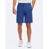 image:imageTBMPOY Mens 9 Stretch Golf Shorts Lightweight Quick Dry Dress Casual Flat Front Shorts 5 Pockets for Work BusinessRoyal Blue