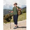 image:imageTBMPOY Womens UPF 50 Fishing Safari Hiking Sun Shirt Uv Protection Button Down Long Sleeve Camp Outdoor Travel ClothesArmy Green