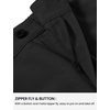 image:imageTBMPOY Mens Linen Pants Casual Lightweight Beach Summer Pants Elastic Waist Slim Fit TrousersBlack
