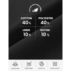 image:imageTBMPOY Mens Linen Pants Casual Lightweight Beach Summer Pants Elastic Waist Slim Fit TrousersBlack