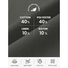 image:imageTBMPOY Mens Linen Pants Casual Lightweight Beach Summer Pants Elastic Waist Slim Fit TrousersDark Grey