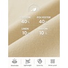 image:imageTBMPOY Mens Linen Pants Casual Lightweight Beach Summer Pants Elastic Waist Slim Fit TrousersLight Khaki