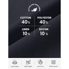 image:imageTBMPOY Mens Linen Pants Casual Lightweight Beach Summer Pants Elastic Waist Slim Fit TrousersNavy Blue