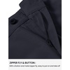 image:imageTBMPOY Mens Linen Pants Casual Lightweight Beach Summer Pants Elastic Waist Slim Fit TrousersNavy Blue