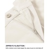 image:imageTBMPOY Mens Linen Pants Casual Lightweight Beach Summer Pants Elastic Waist Slim Fit TrousersWhite