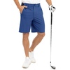 image:imageTBMPOY Mens 9 Golf Shorts Stretch Quick Dry Casual Dress Shorts Flat Front Lightweight for Work Business TravelRoyal Blue