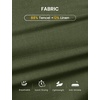 image:imageTBMPOY Mens Linen Pants Casual Travel 5 Pockets Lightweight Breathable Dress Pants Summer Beach Work TrousersArmy Green