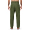 image:imageTBMPOY Mens Linen Pants Casual Travel 5 Pockets Lightweight Breathable Dress Pants Summer Beach Work TrousersArmy Green