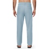image:imageTBMPOY Mens Linen Pants Casual Travel 5 Pockets Lightweight Breathable Dress Pants Summer Beach Work TrousersLight Blue