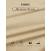 image:imageTBMPOY Mens Linen Pants Casual Travel 5 Pockets Lightweight Breathable Dress Pants Summer Beach Work TrousersLight Khaki